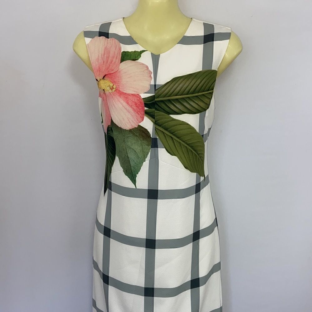 Ted Baker Dress “Secret Trellis” Sheath Dress NWOT Sz Ted 0~ - Picture 5 of 10